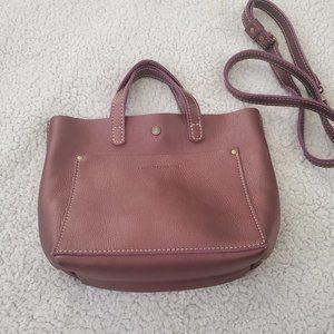 Portland Leather Mini Snap CB in Disco, EUC